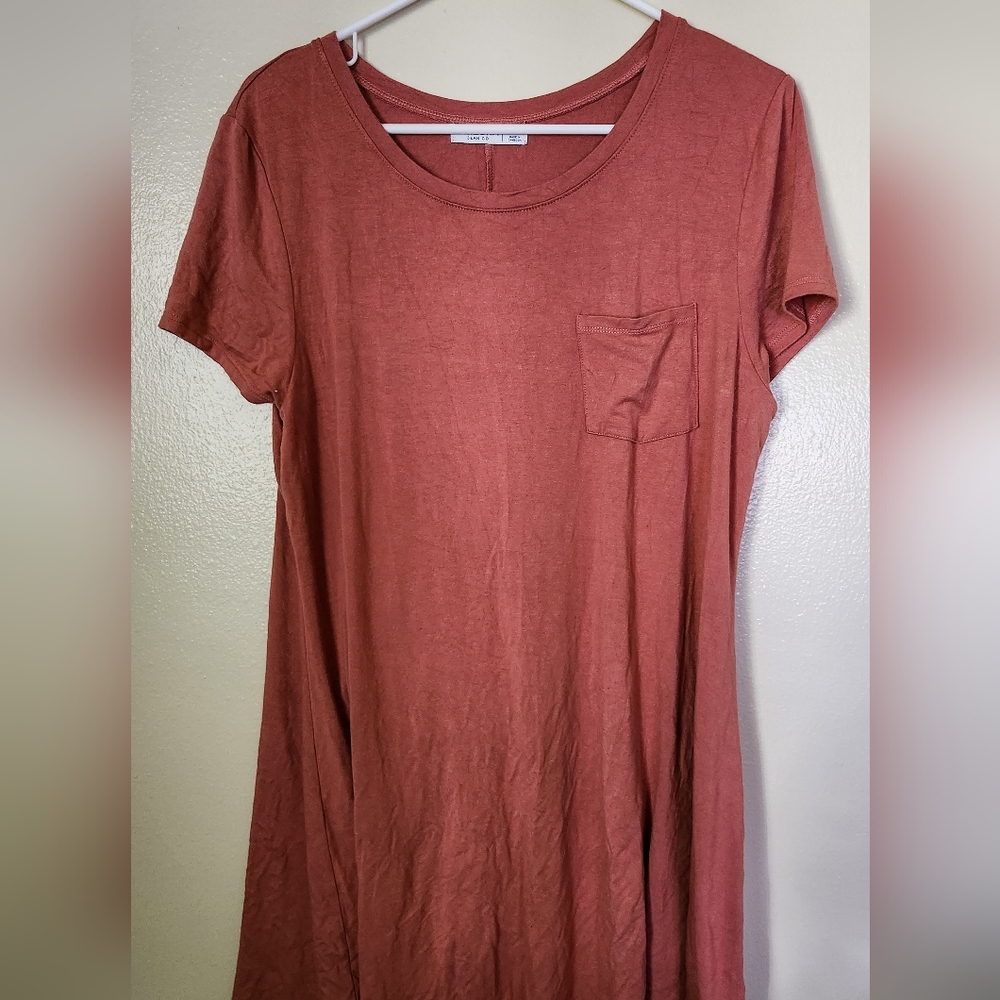 Arizona Jean Co Pink Tshirt Dress